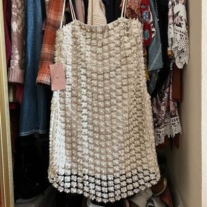 BHLDN dress - champagne